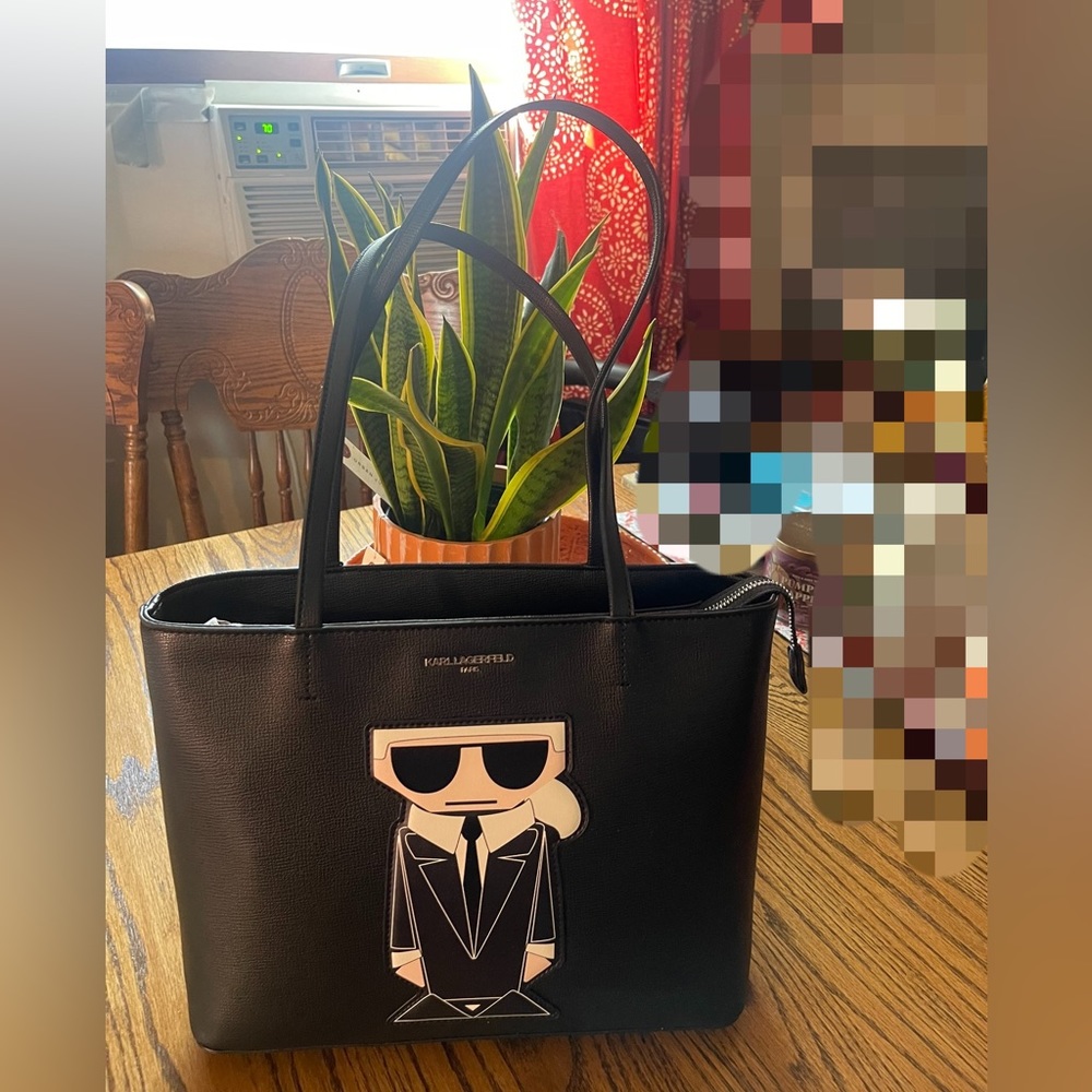 NWT 🖤 Karl Lagerfeld Paris Maybelle Tote – Black